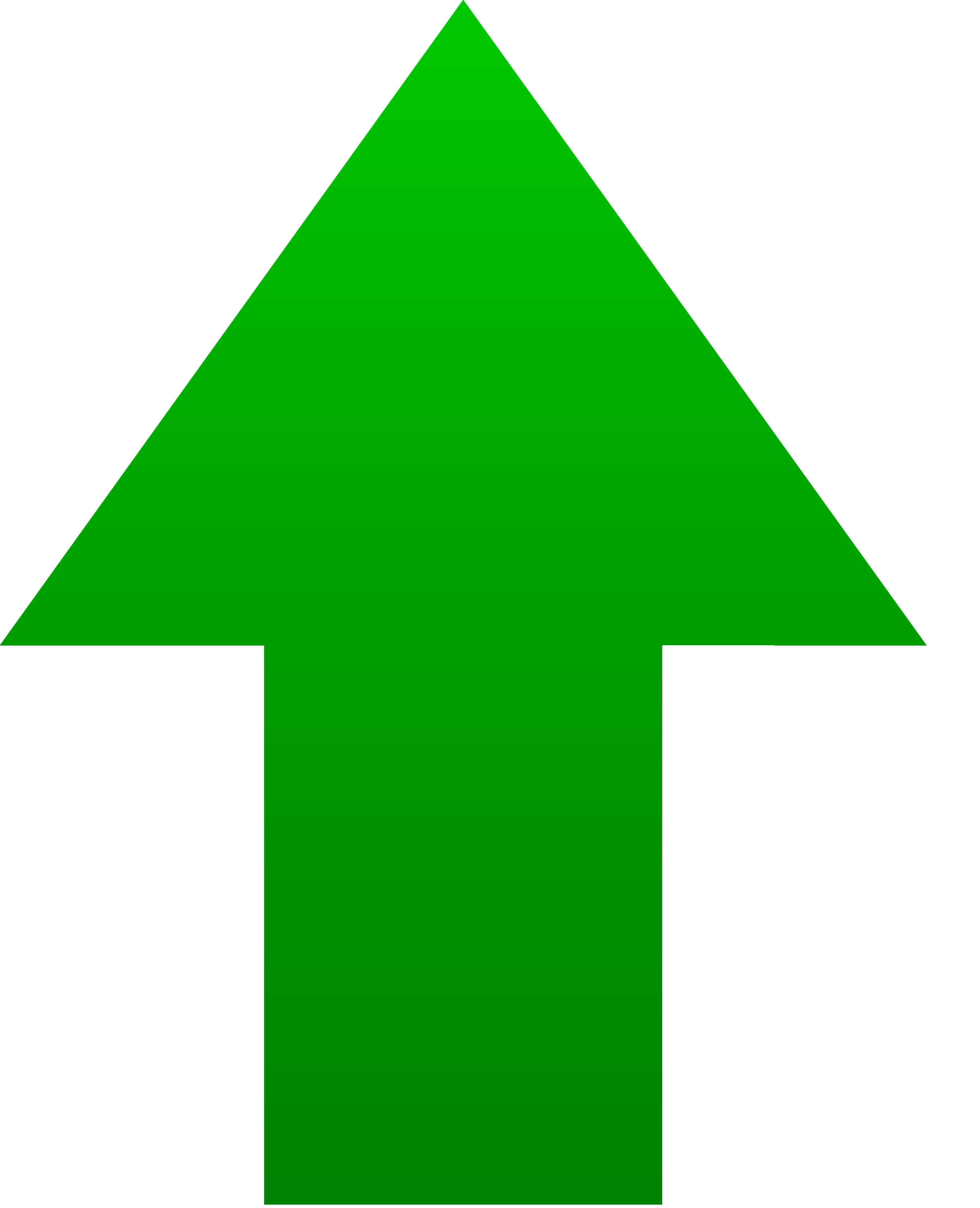 green arrow up
